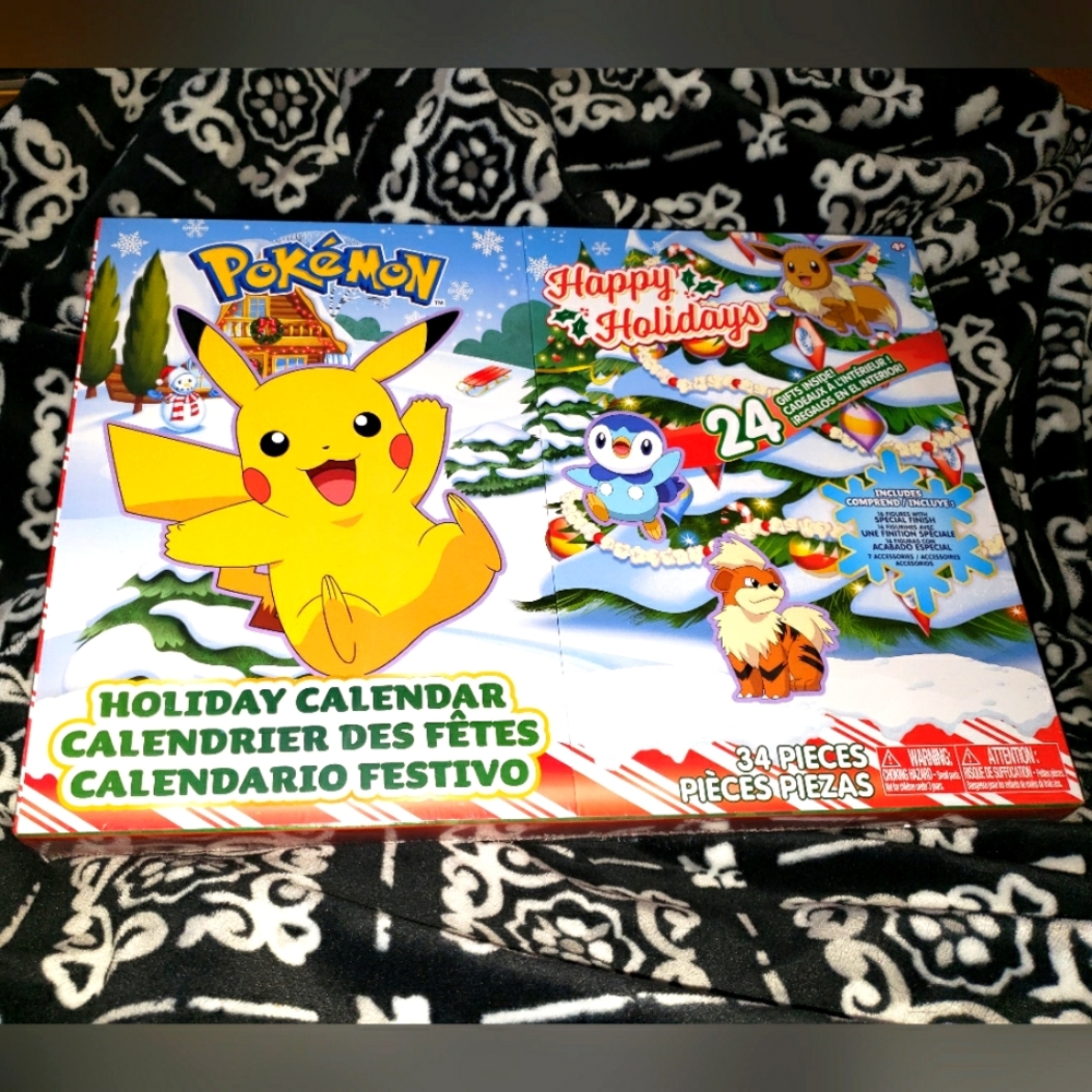 Pokemon 2022 Holiday Advent Calendar 34 Piece Gift Playset NIB sealed ALDI HTF